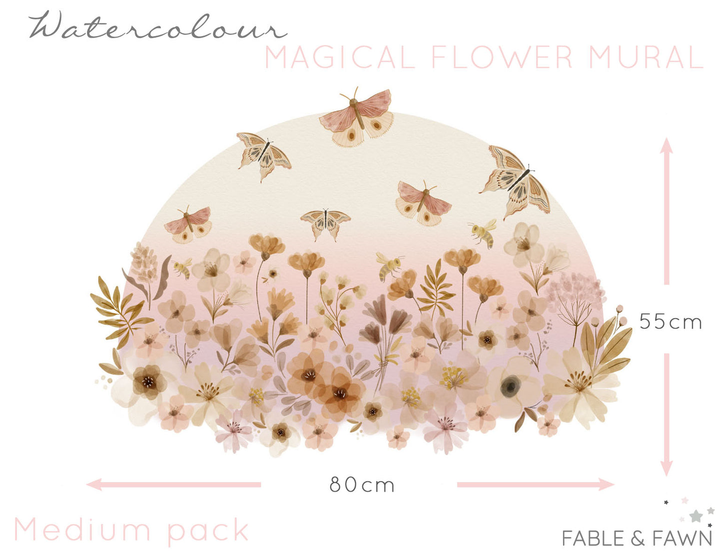Magical Garden Wall Decal - Wall Decals - Fable and Fawn 