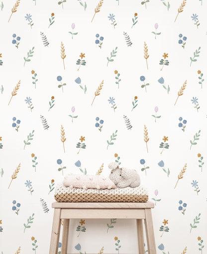Mindy Floral Wallpaper - Wallpaper - Fable and Fawn 