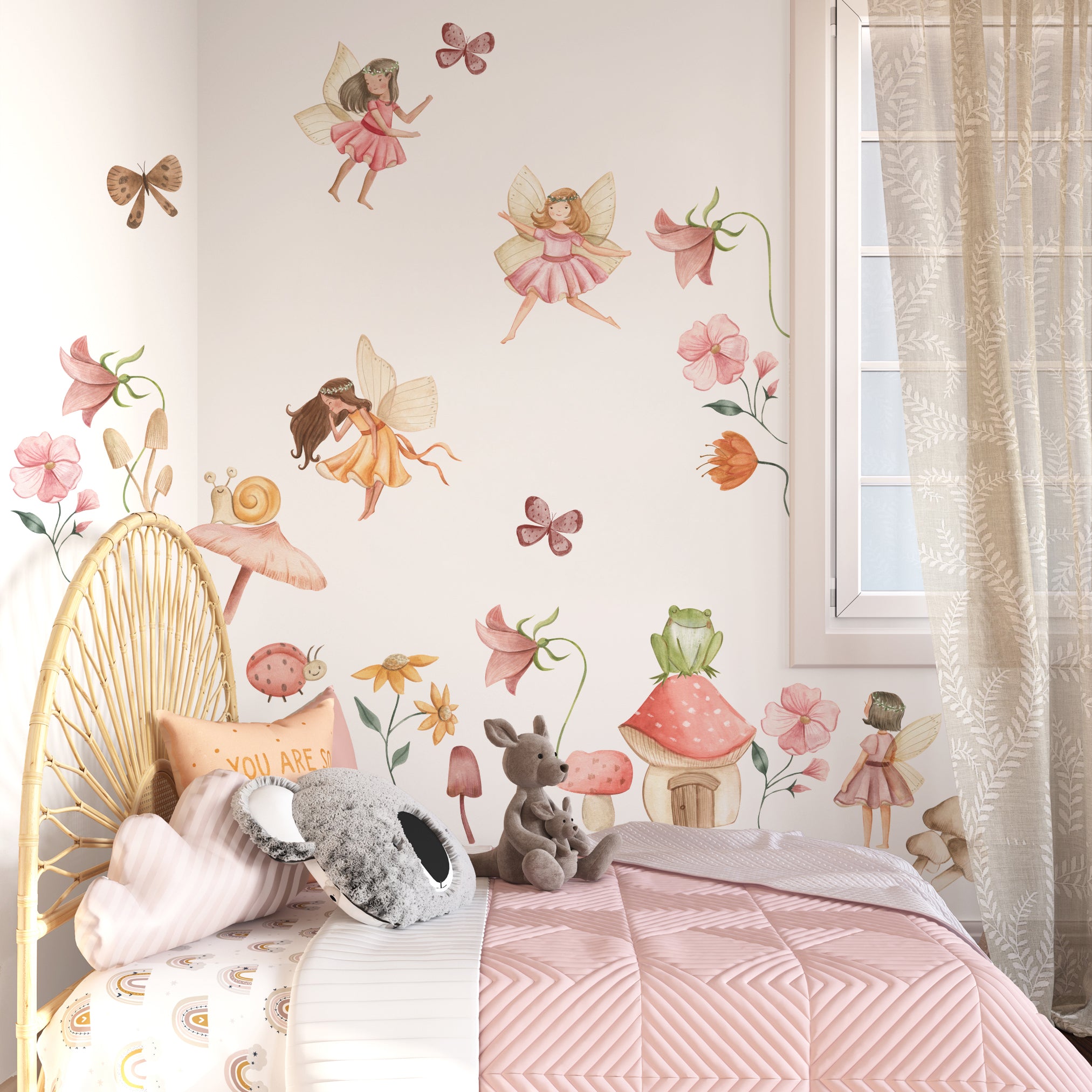 Fairy Garden Wall Decals - Wall Decals - Fable and Fawn