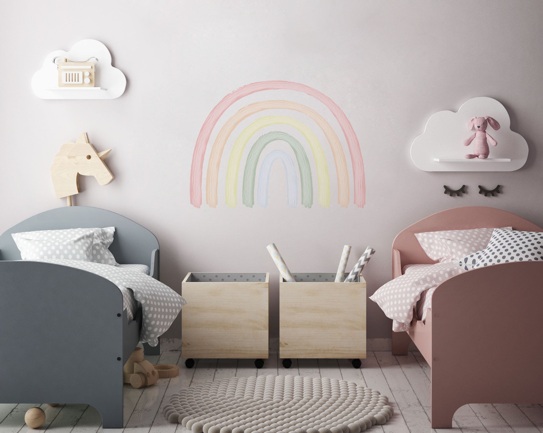 Giant Rainbow Wall Decal - Wall Decals Australia - Fable and Fawn