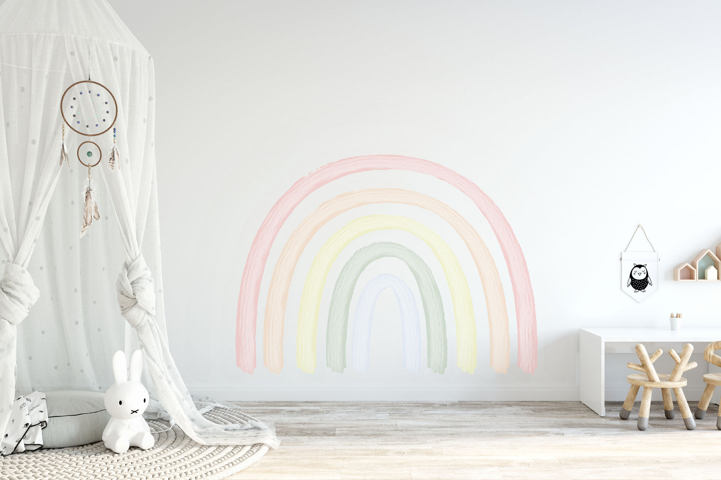 Giant Rainbow Wall Decal - Wall Decals Australia - Fable and Fawn 