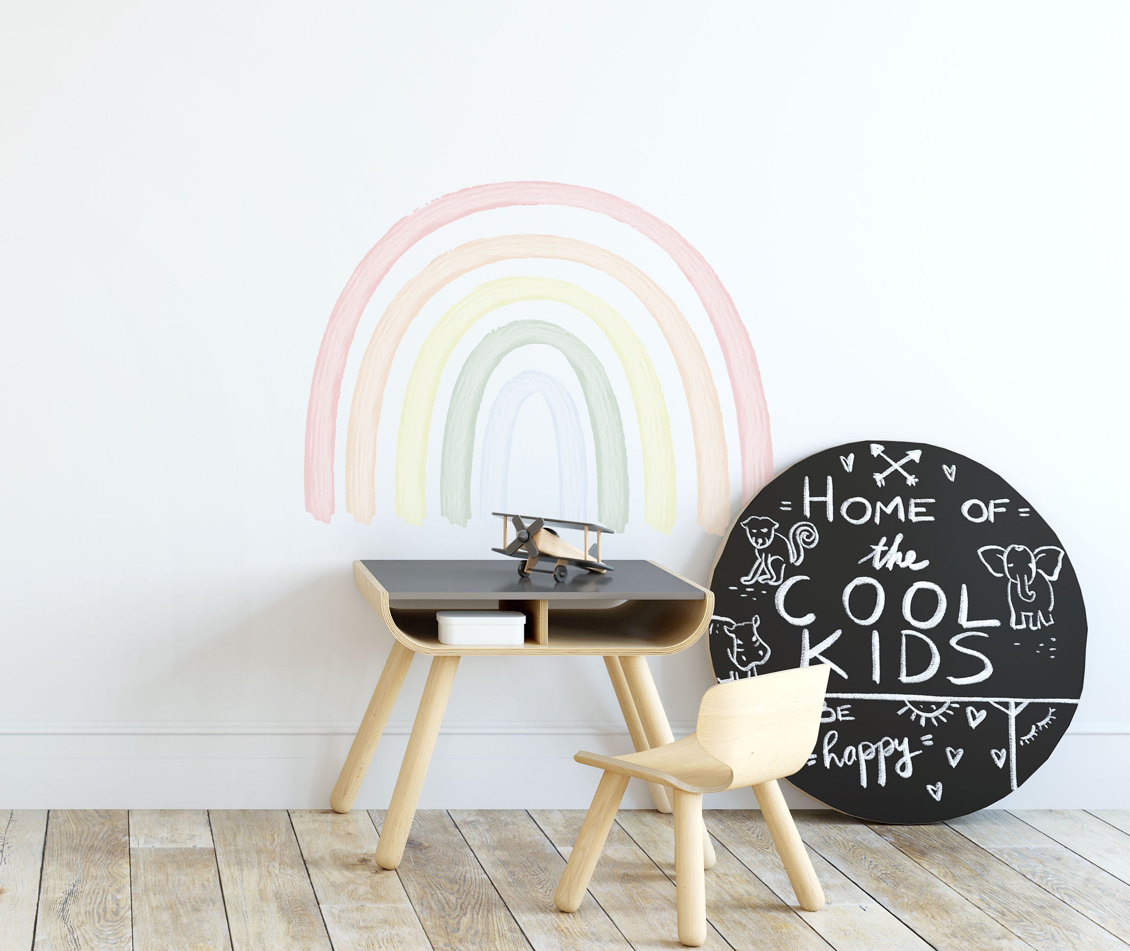 Giant Rainbow Wall Decal - Wall Decals Australia - Fable and Fawn