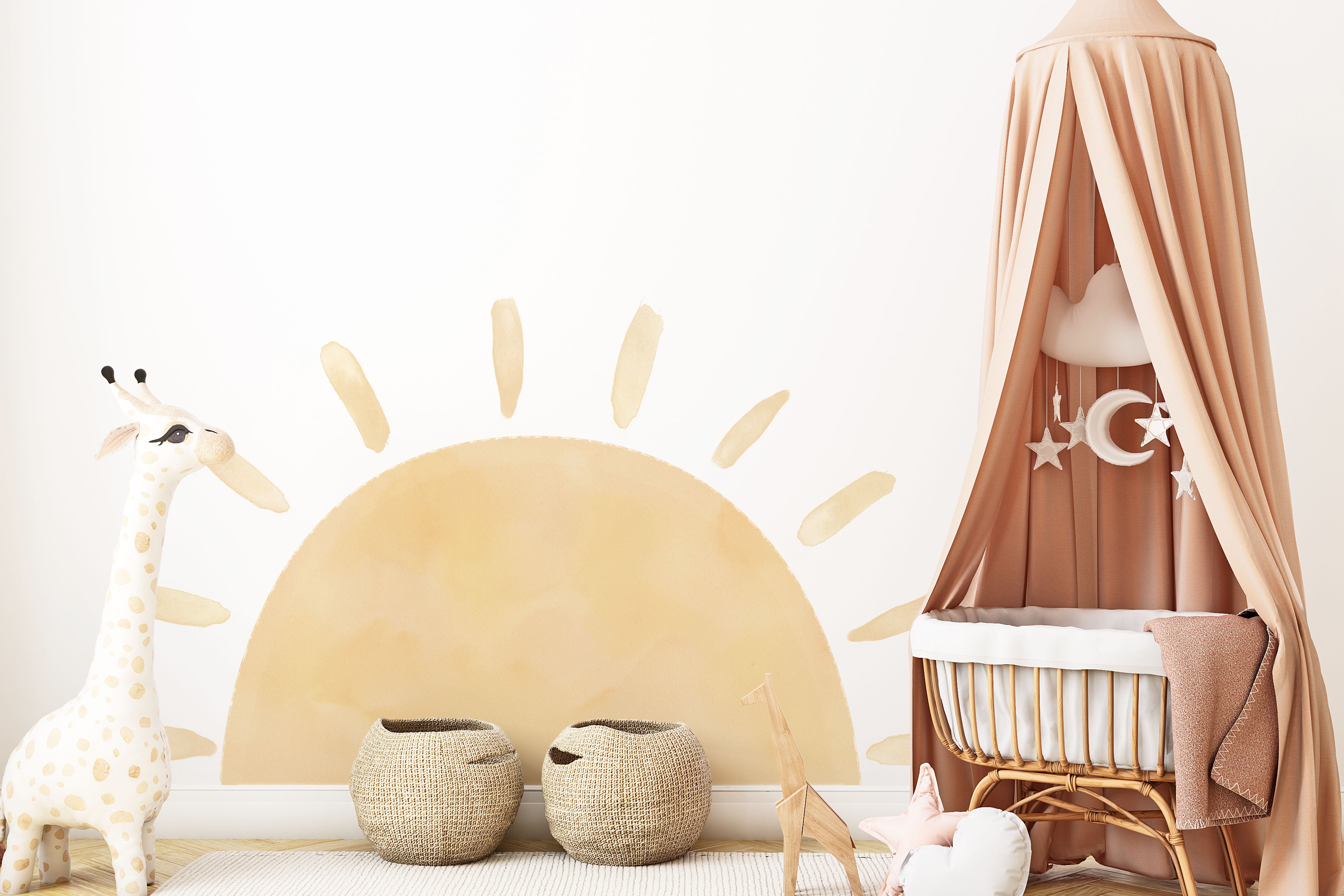 Sun Wall Decal - Wall Decals Australia - Fable and Fawn
