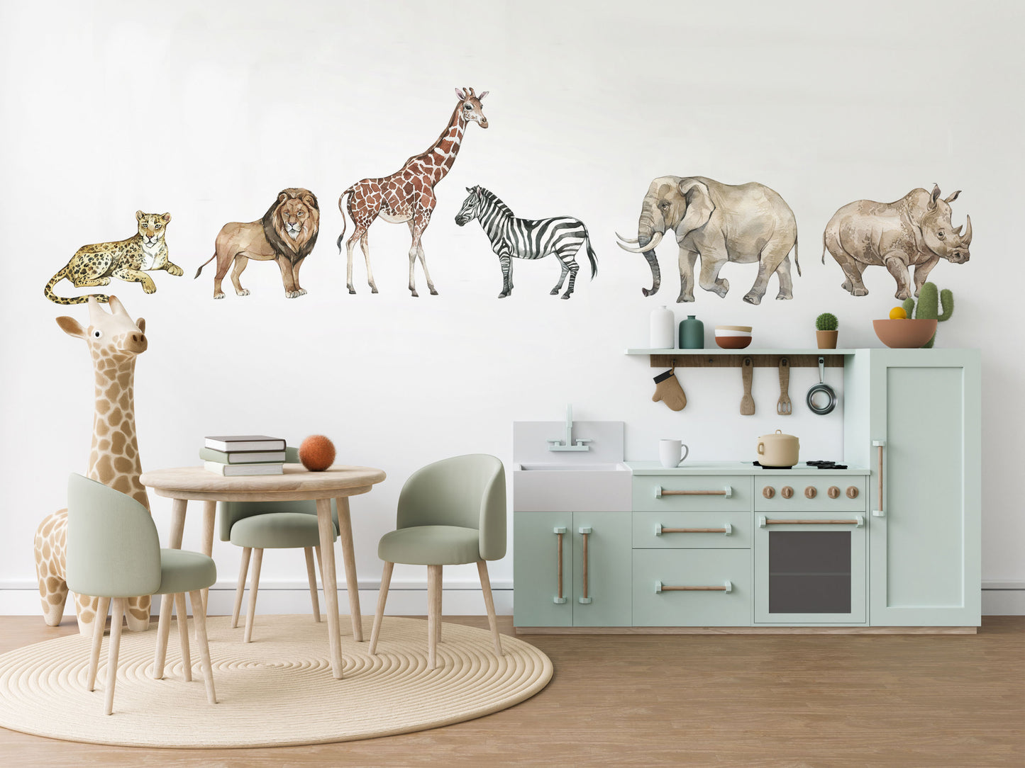 Safari Wall Decals - Wall Decals - Fable and Fawn 