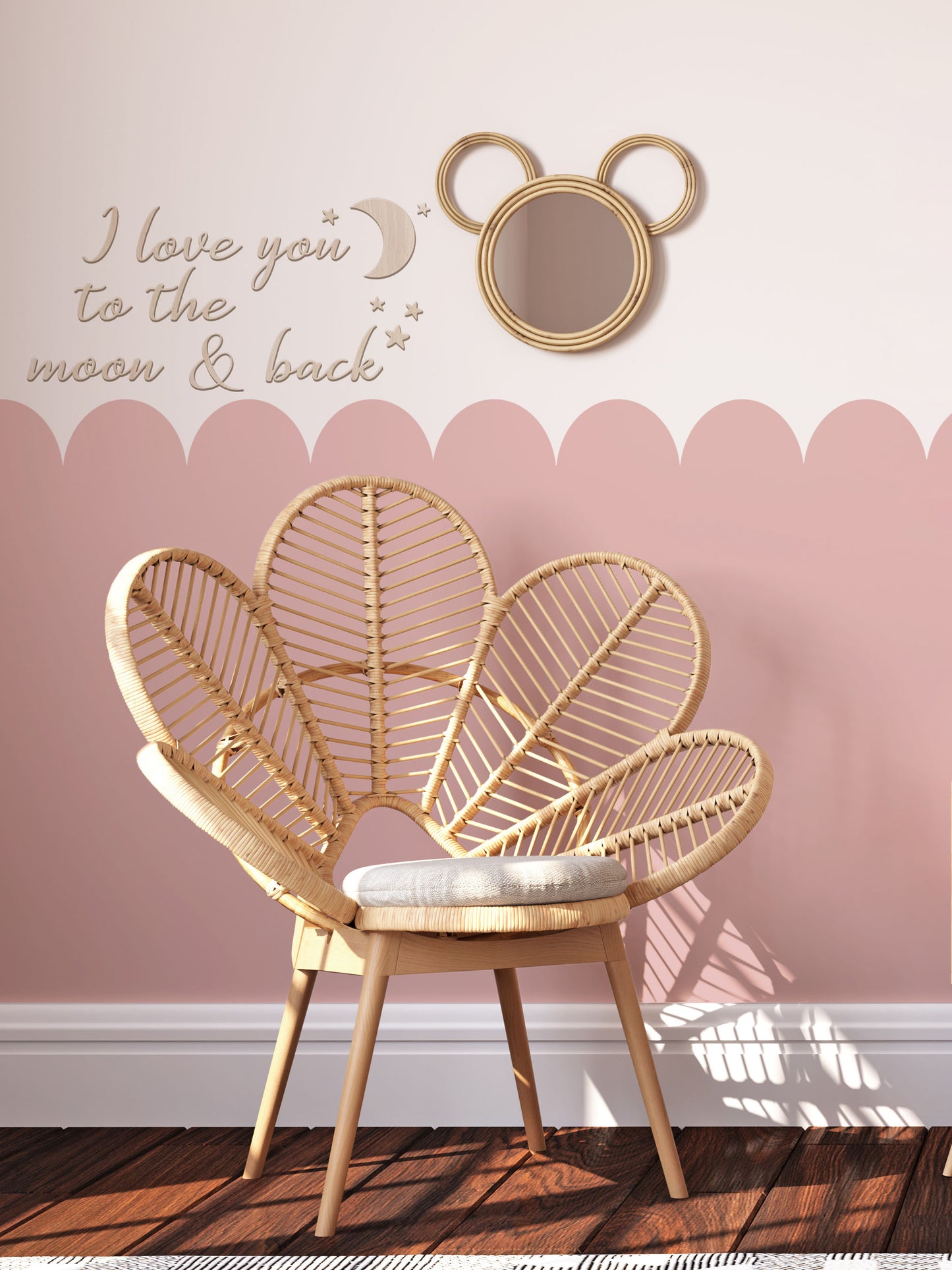 I love you to the moon and back - Wall Decals - Fable and Fawn 