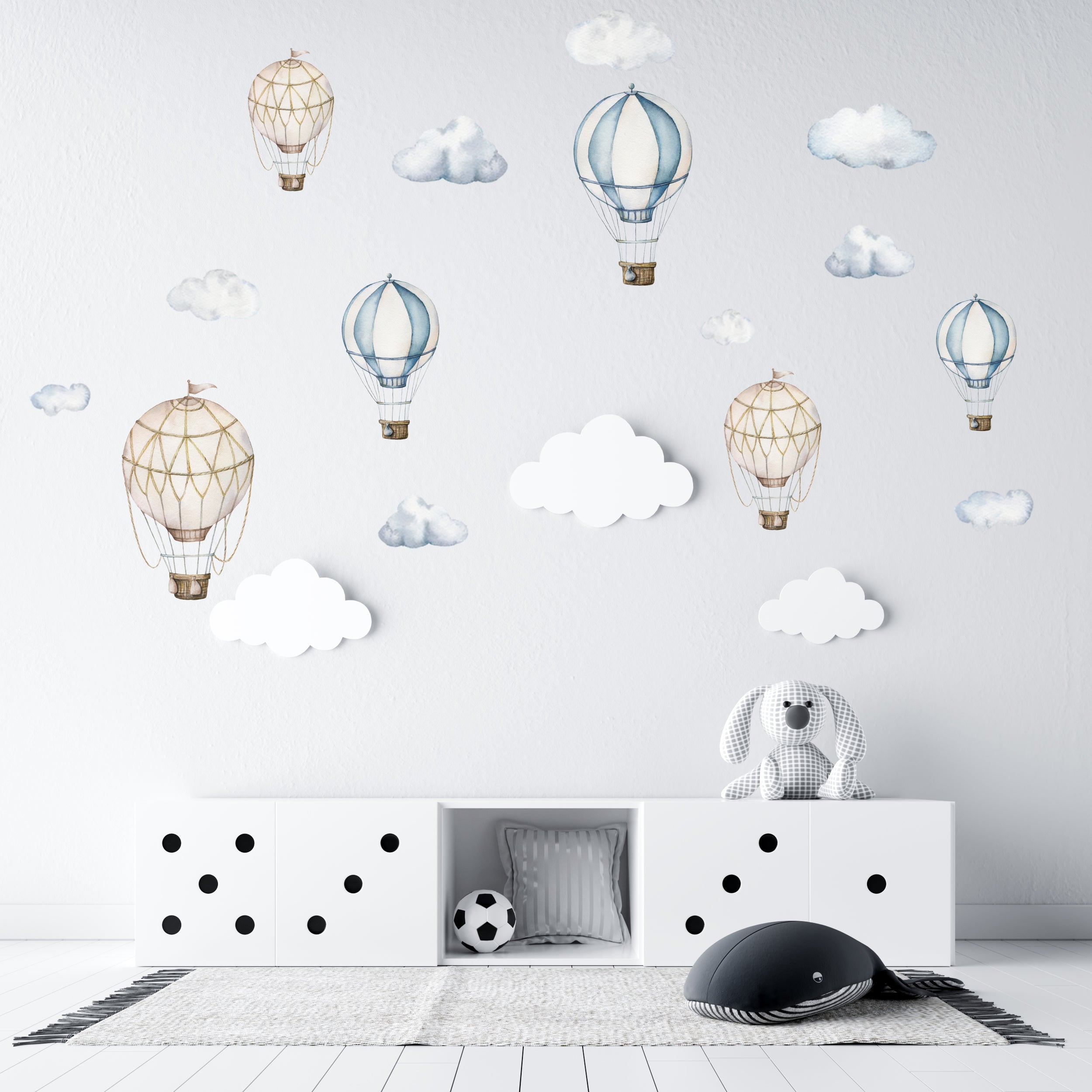 Hot Air Balloon Wall Decals - Wall Decals - Fable and Fawn