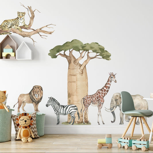 Safari Wall Decals - Wall Decals - Fable and Fawn 