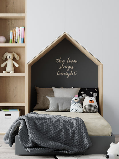 The lion sleeps tonight - Wall Decals - Fable and Fawn 