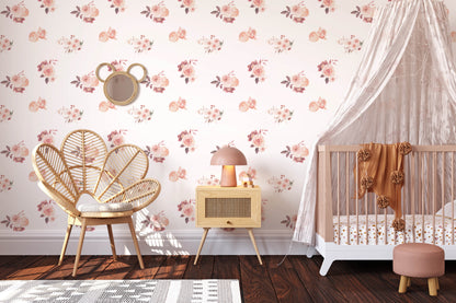 Lana Floral Wallpaper - Wallpaper - Fable and Fawn 