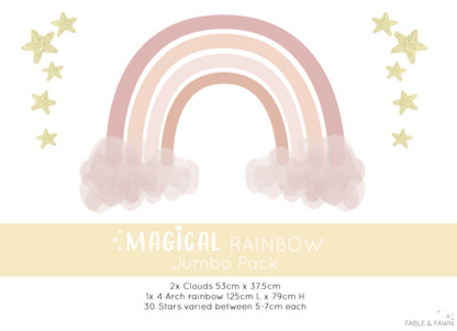Magical Rainbow Wall Decal - Wall Decals - Fable and Fawn 