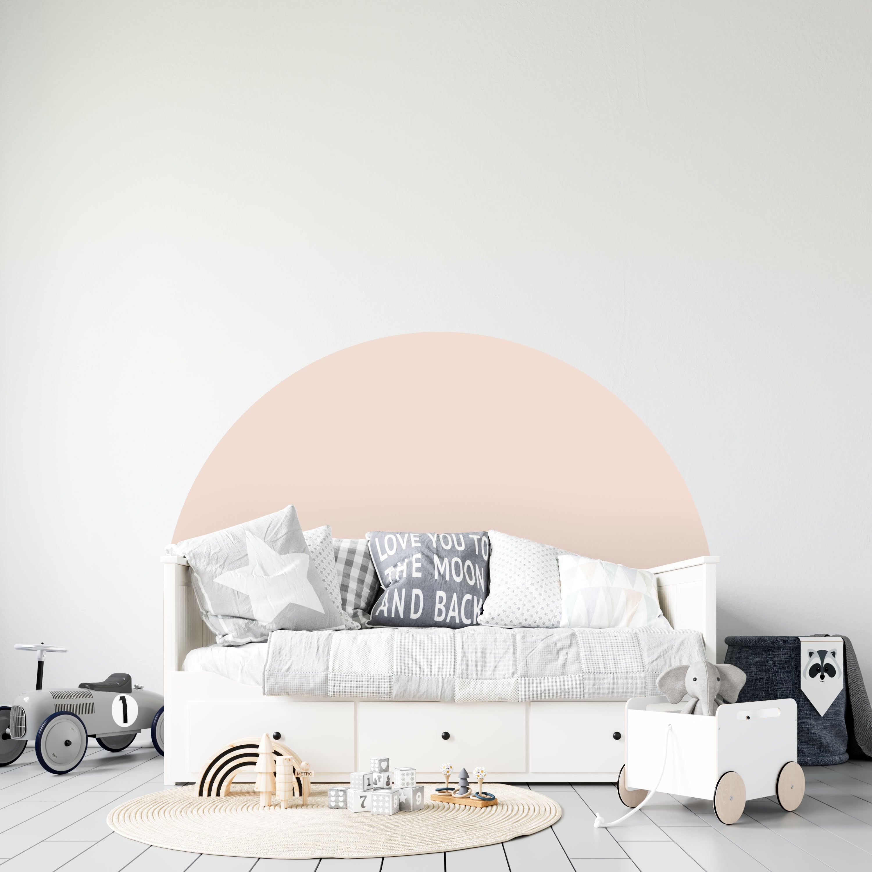 Bedhead Wall Decal (Nude) - Wall Decals - Fable and Fawn