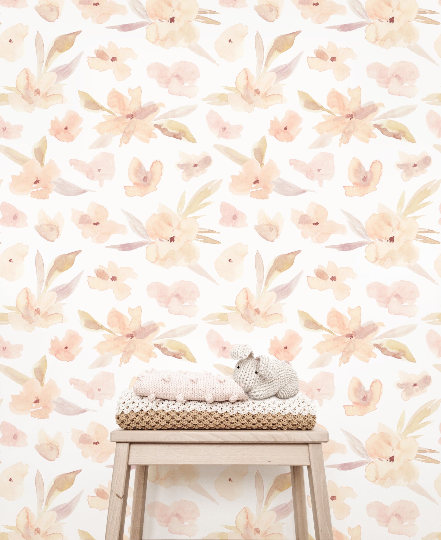 Pretty Posy Floral Wallpaper (4 colour-ways) - Wallpaper - Fable and Fawn 