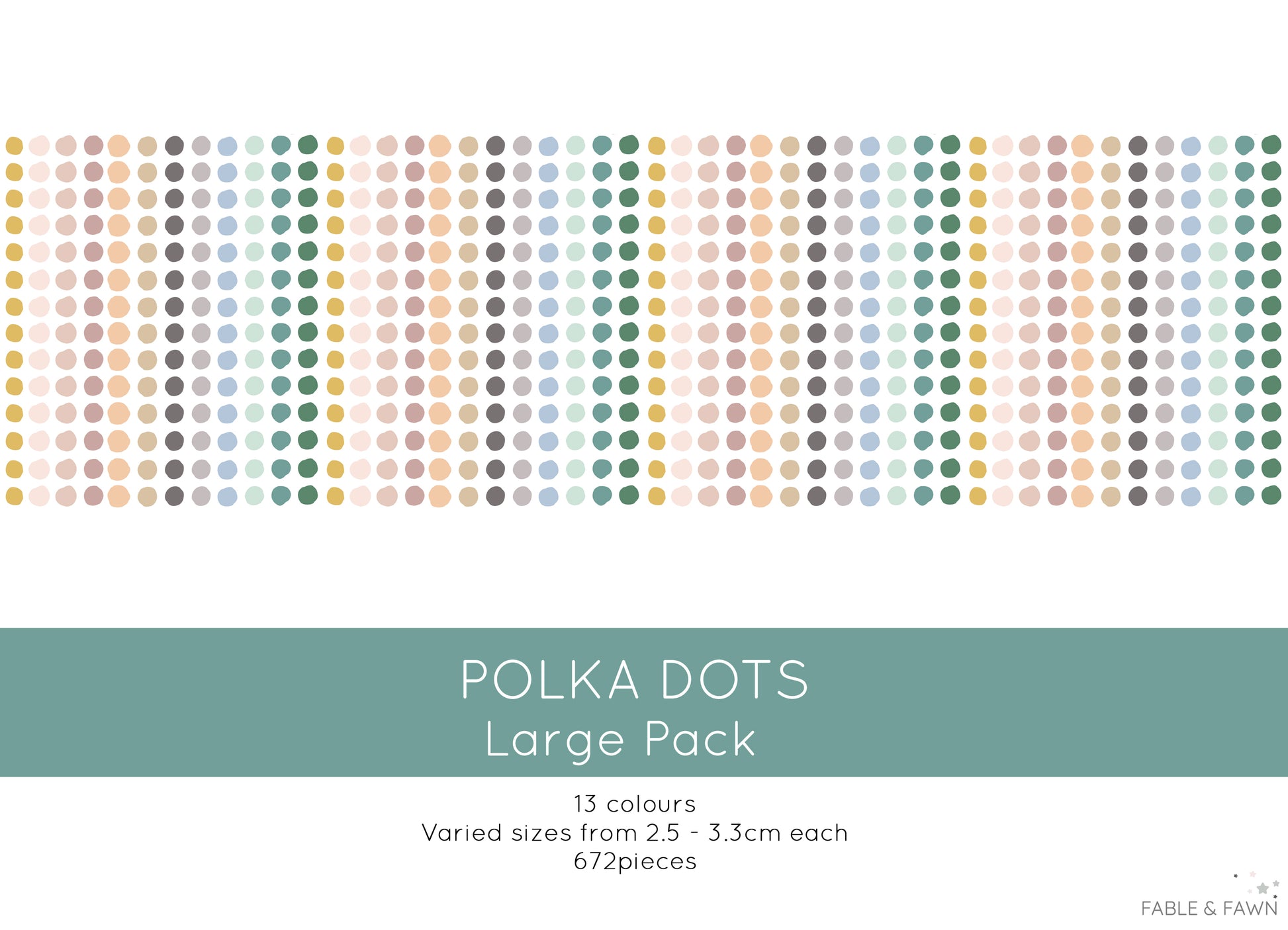 Wall Decals Polka Dots (Party) - Wall Decals - Fable and Fawn 