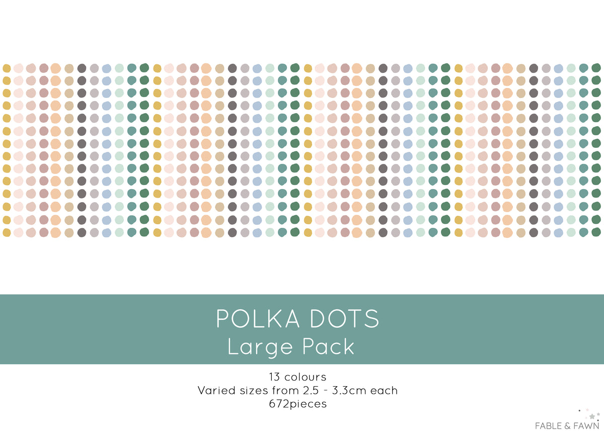 Wall Decals Polka Dots (Party) - Wall Decals - Fable and Fawn