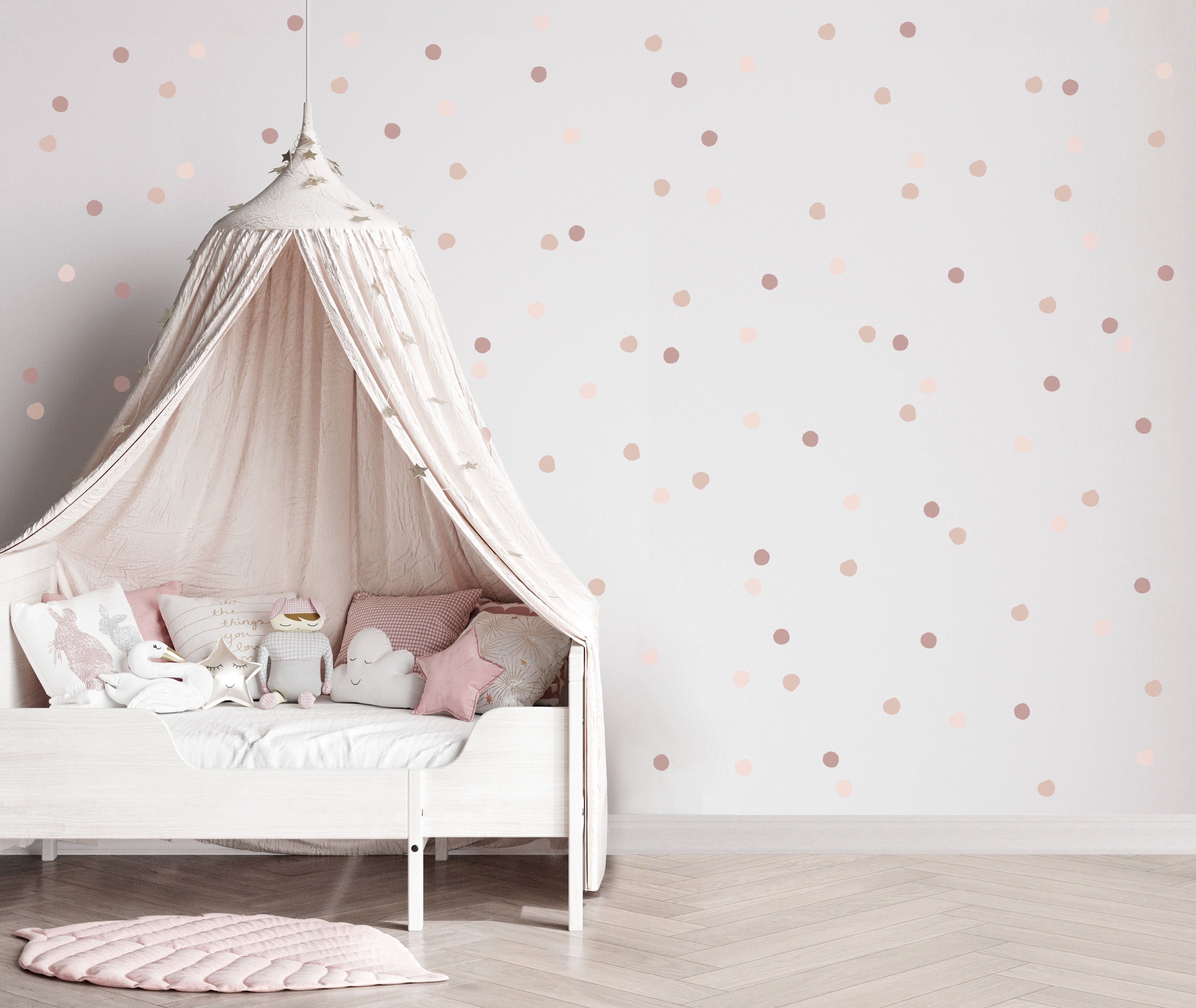 Wall Decals Polka Dots (Pink) - Wall Decals - Fable and Fawn