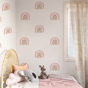 Rainbow Wall Decals (Pink) - Wall Decals - Fable and Fawn
