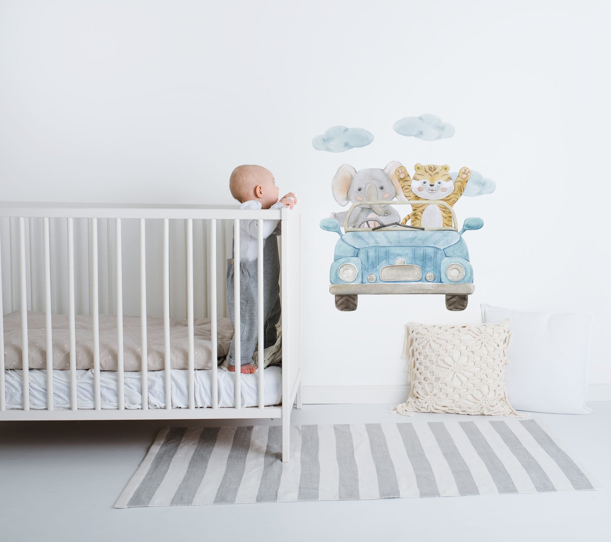 Elephants Adventure Wall Decal - Wall Decals - Fable and Fawn 