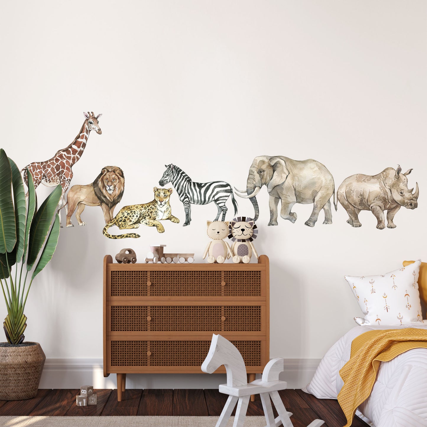 Safari Wall Decals - Wall Decals - Fable and Fawn 