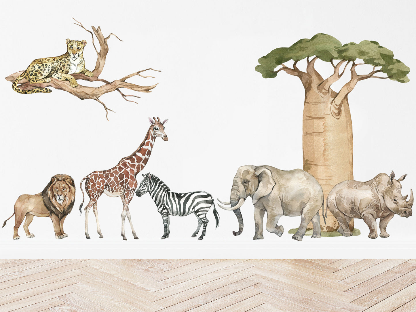 Safari Wall Decals - Wall Decals - Fable and Fawn 