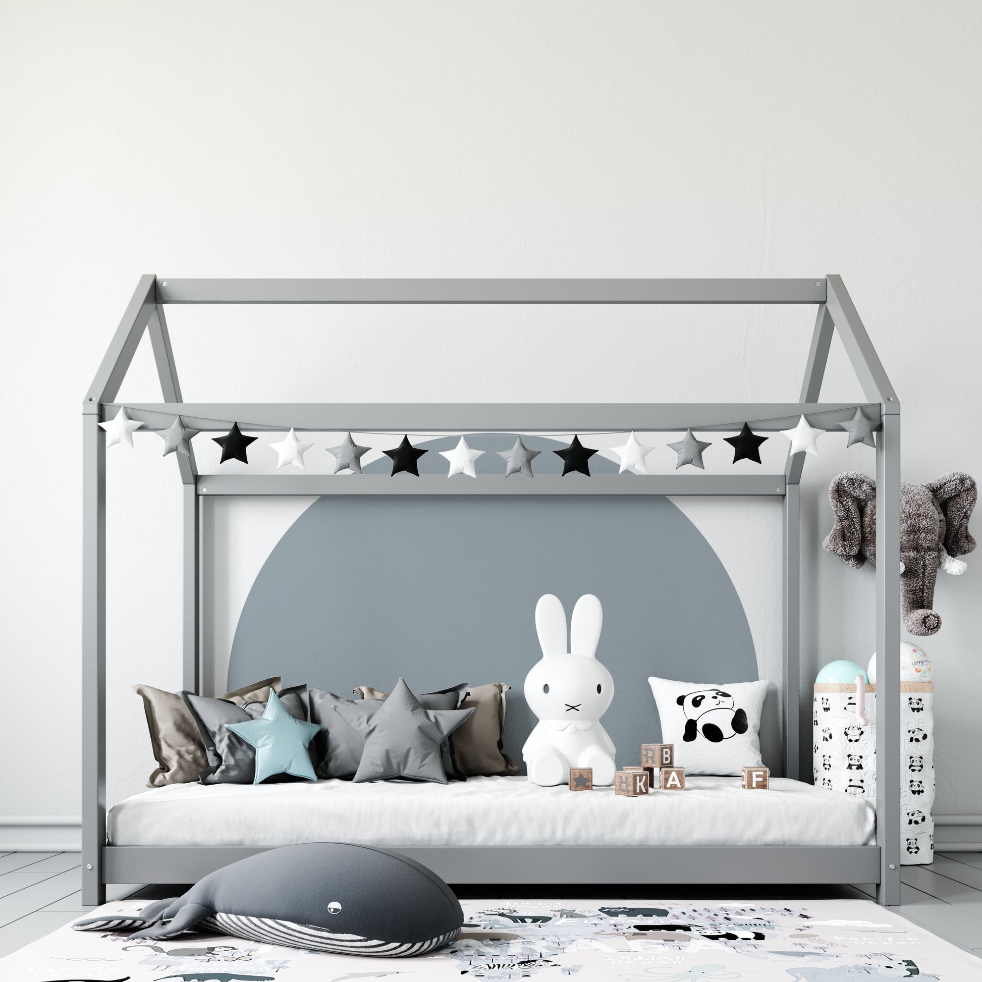 Bedhead Wall Decal (Steel) - Wall Decals - Fable and Fawn 