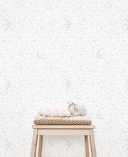 Little Birdie (Stencil) Floral Wallpaper - Wallpaper - Fable and Fawn