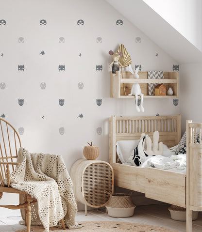 Superhero Wall Decals - 1 or 2 Colour Option - Wall Decals - Fable and Fawn 