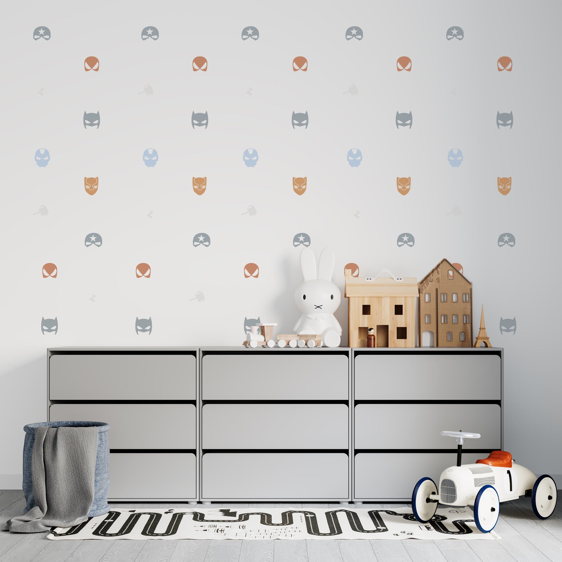 Superhero Wall Decals - Wall Decals - Fable and Fawn 
