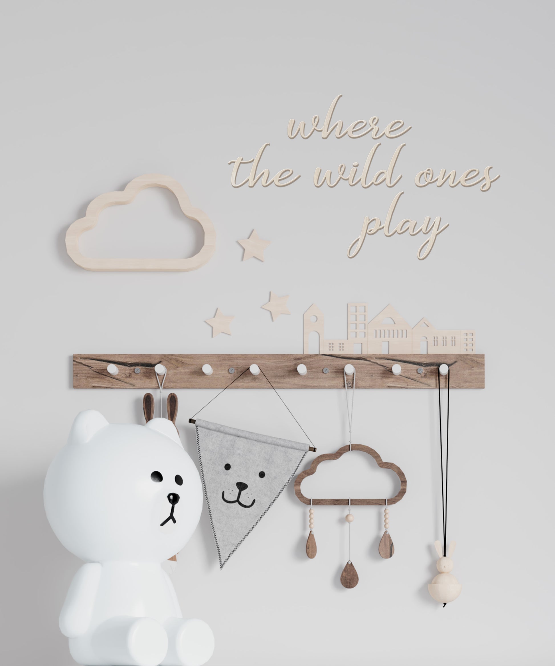 Where the wild ones play - Wall Decals - Fable and Fawn 