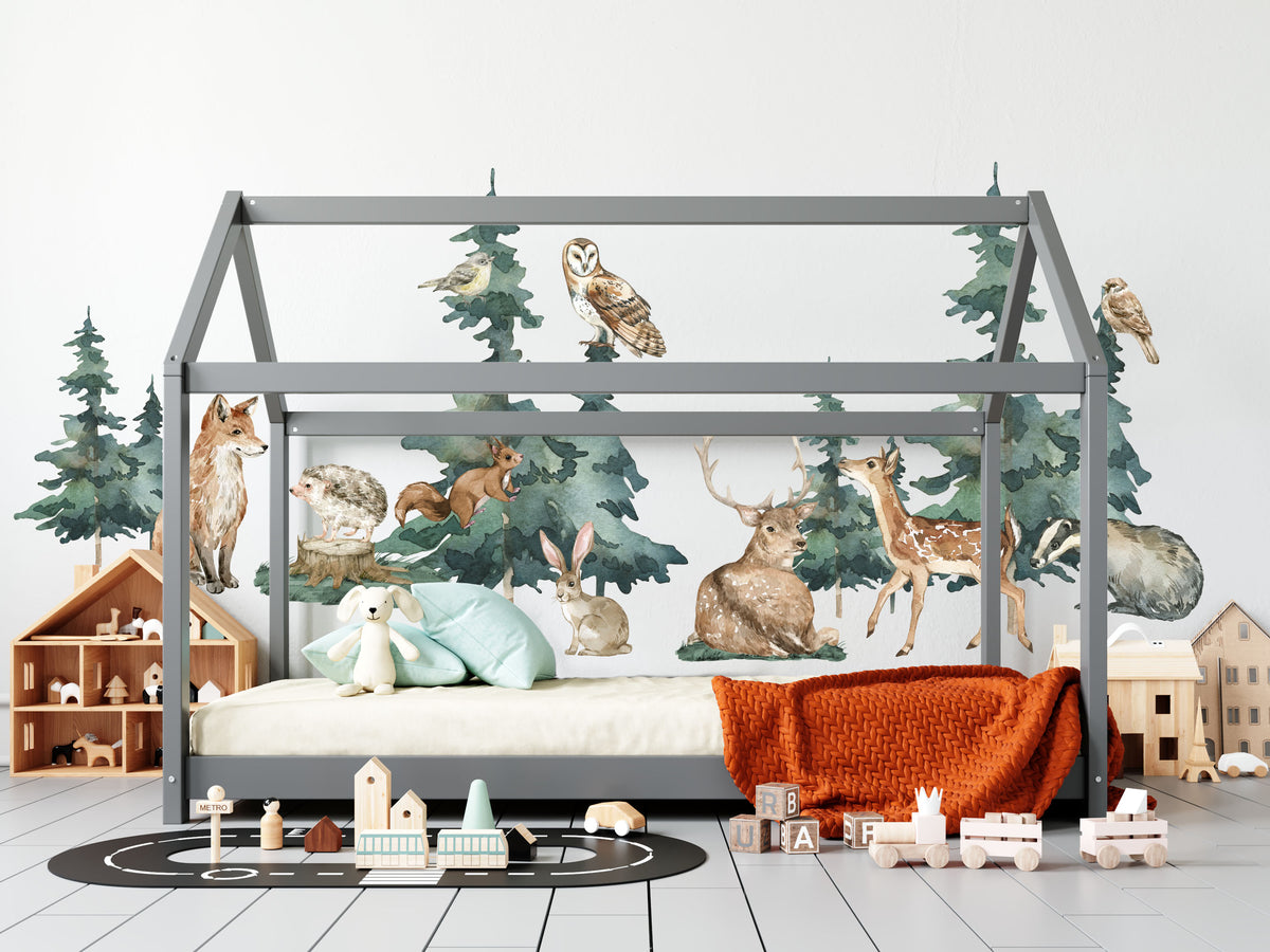 Forest Animal Wall Decals - Wall Decals - Fable and Fawn