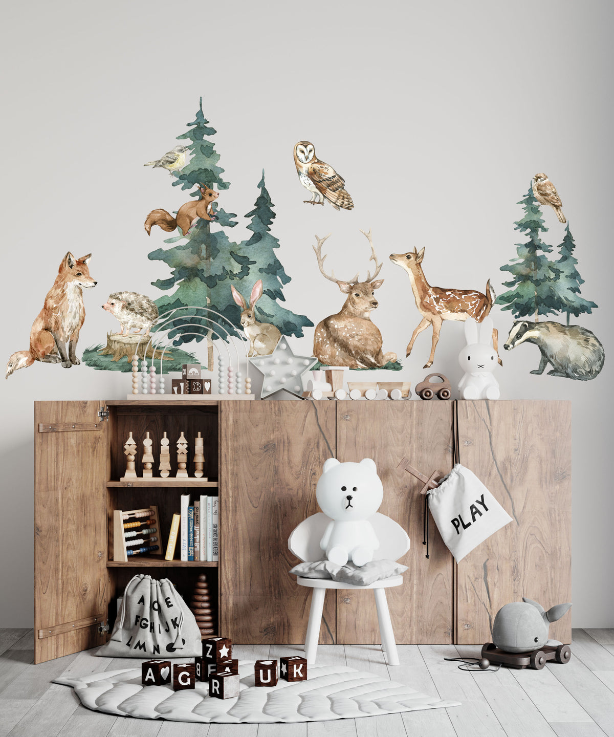 Forest Animal Wall Decals - Wall Decals - Fable and Fawn