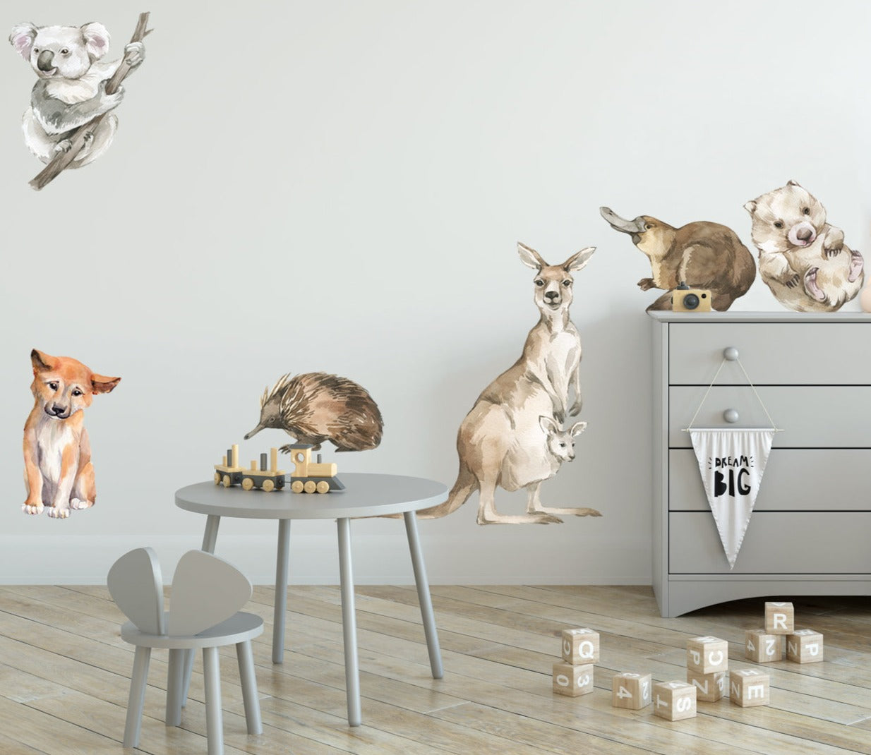 Australian Animals Wall Stickers - Pick Your Own Animals! - Wall Decals - Fable and Fawn 