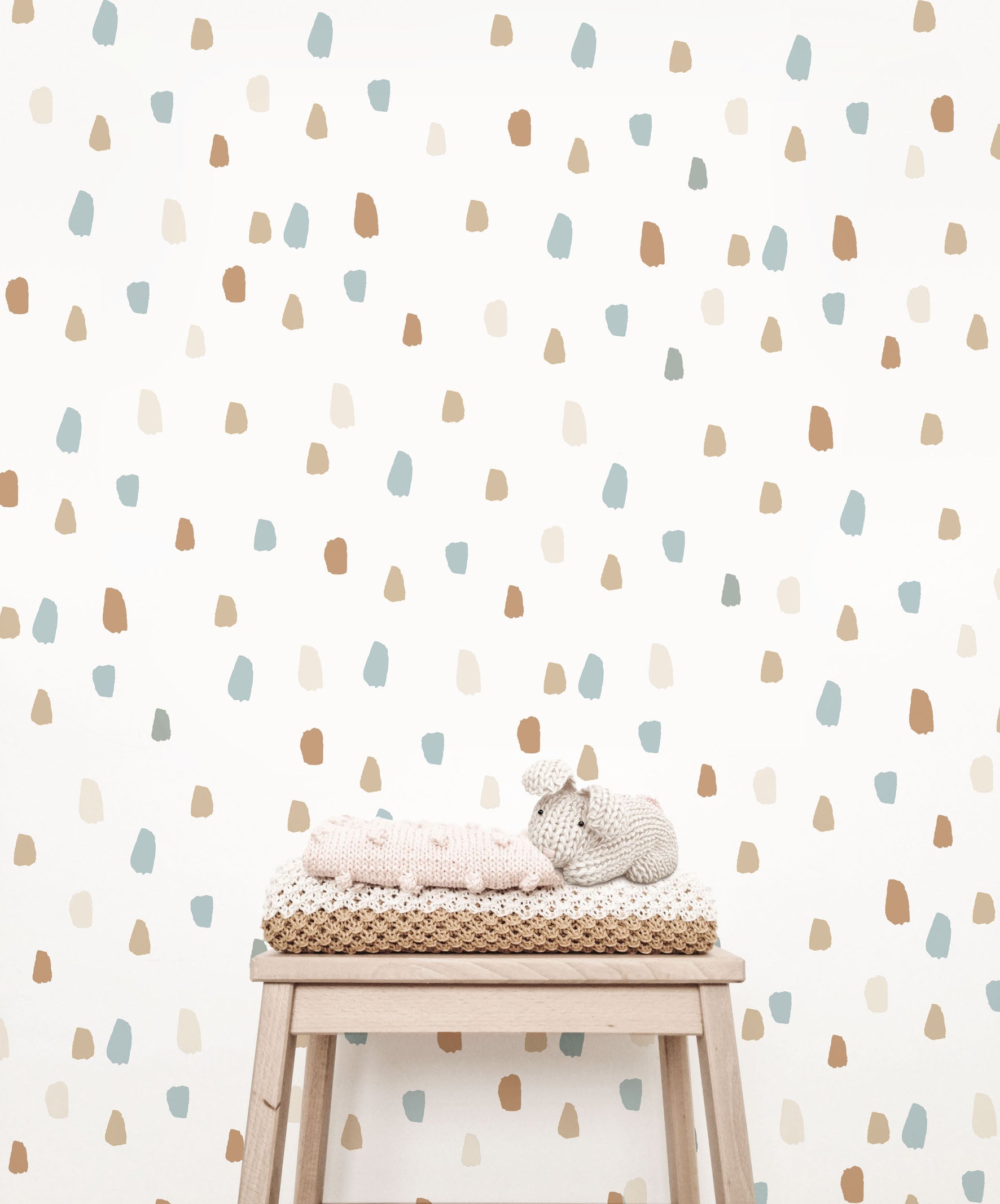 Confetti Wall Decals (Blue & Clay) - Wall Decals - Fable and Fawn