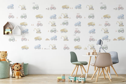 Construction Wall Decals - Wall Decals - Fable and Fawn 