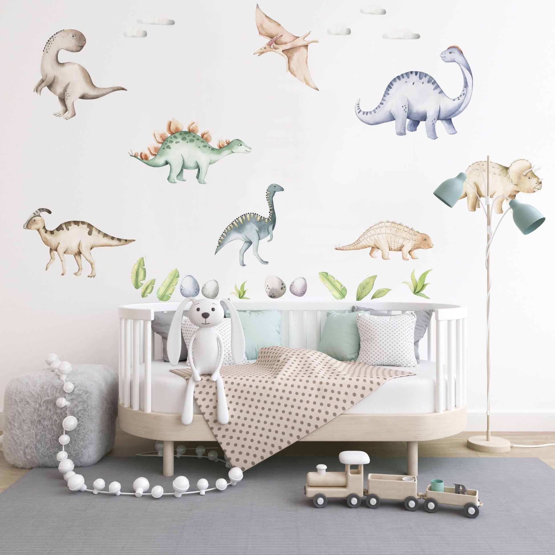 Baby Dinosaur Wall Decals - Wall Decals - Fable and Fawn 
