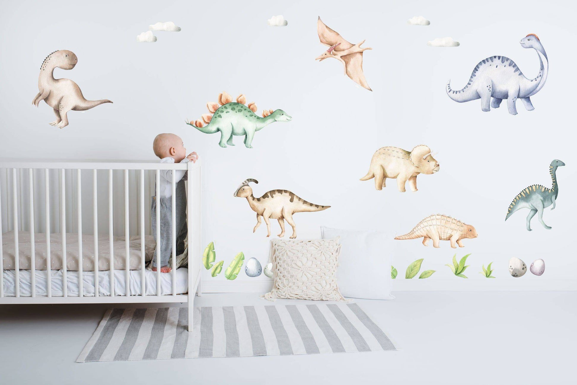 Baby Dinosaur Wall Decals - Wall Decals - Fable and Fawn 