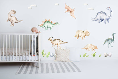 Baby Dinosaur Wall Decals - Wall Decals - Fable and Fawn 