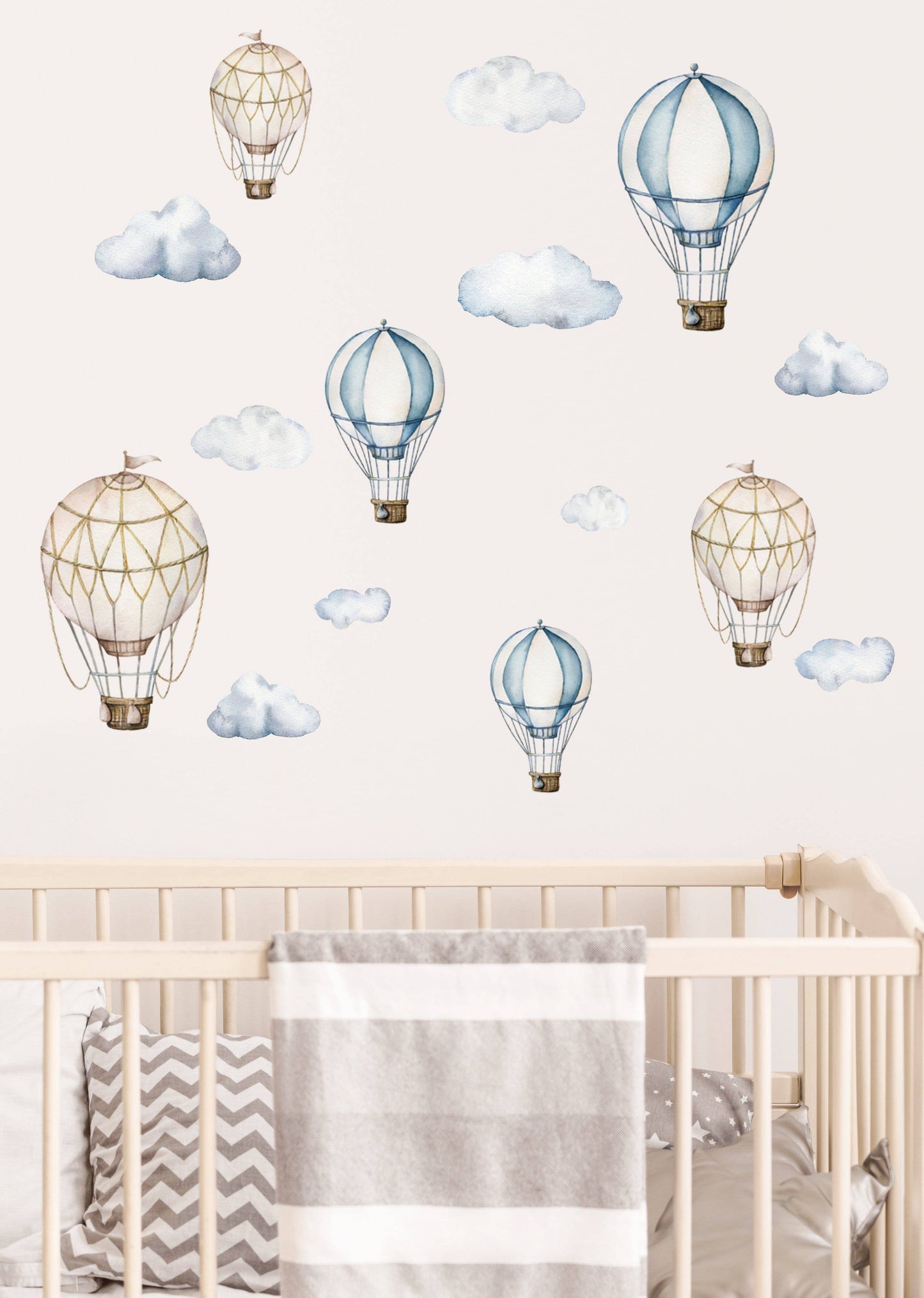 Hot Air Balloon Wall Decals - Wall Decals - Fable and Fawn 