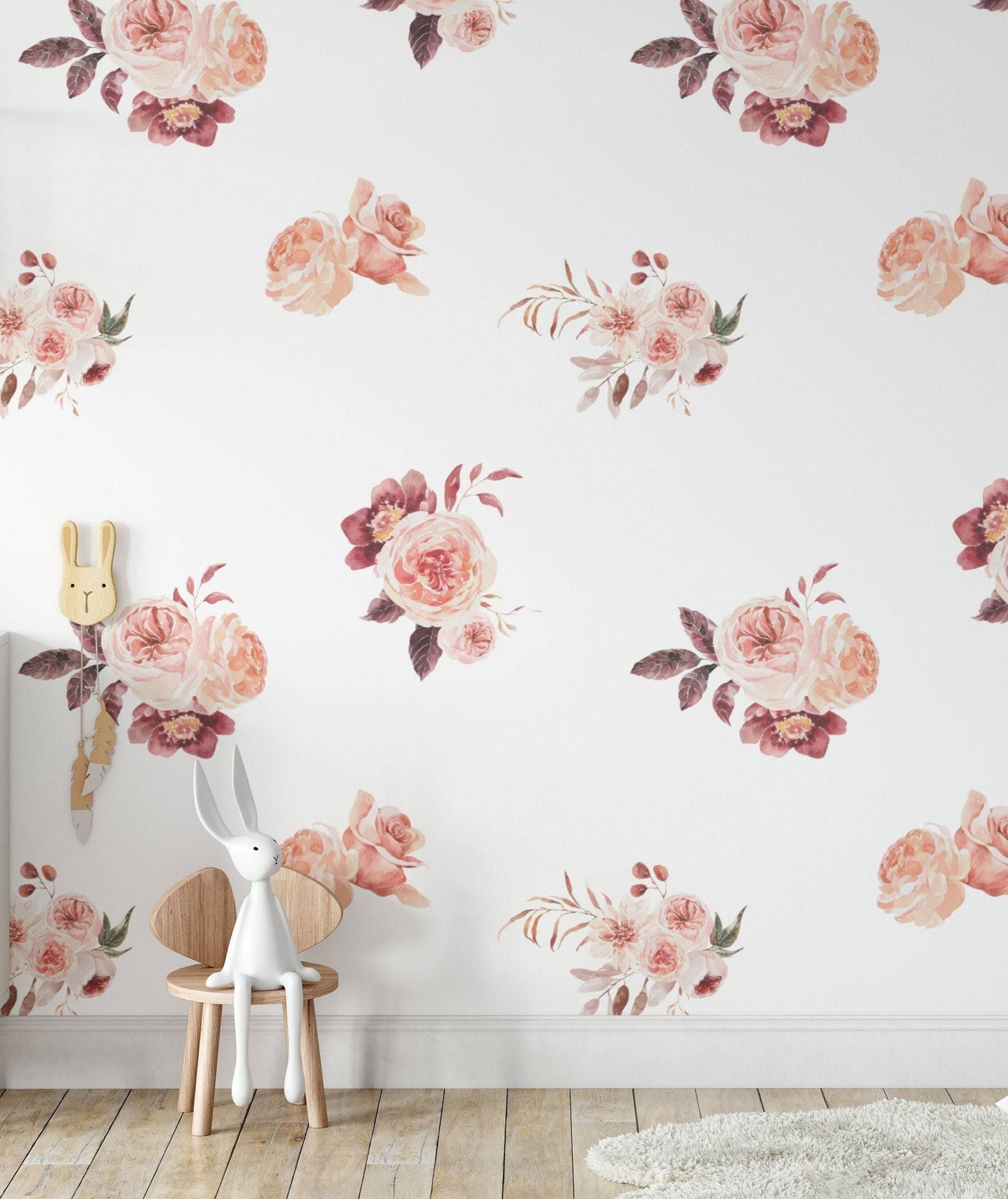 Lana Floral Wallpaper - Wallpaper - Fable and Fawn 