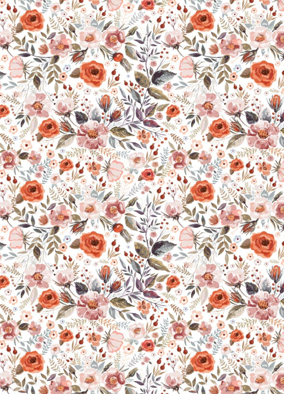 Poppy - Floral Wallpaper - Wallpaper - Fable and Fawn