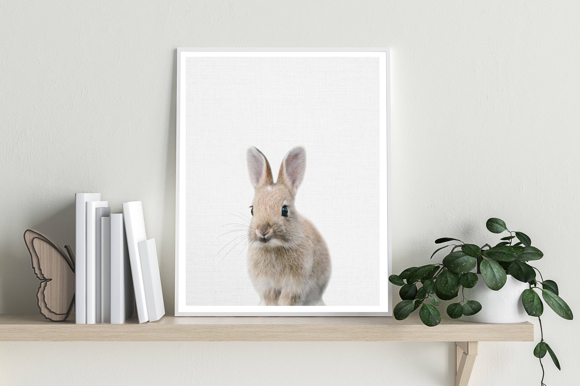 Bunny Rabbit Print - Kids Wall Art - Fable and Fawn 