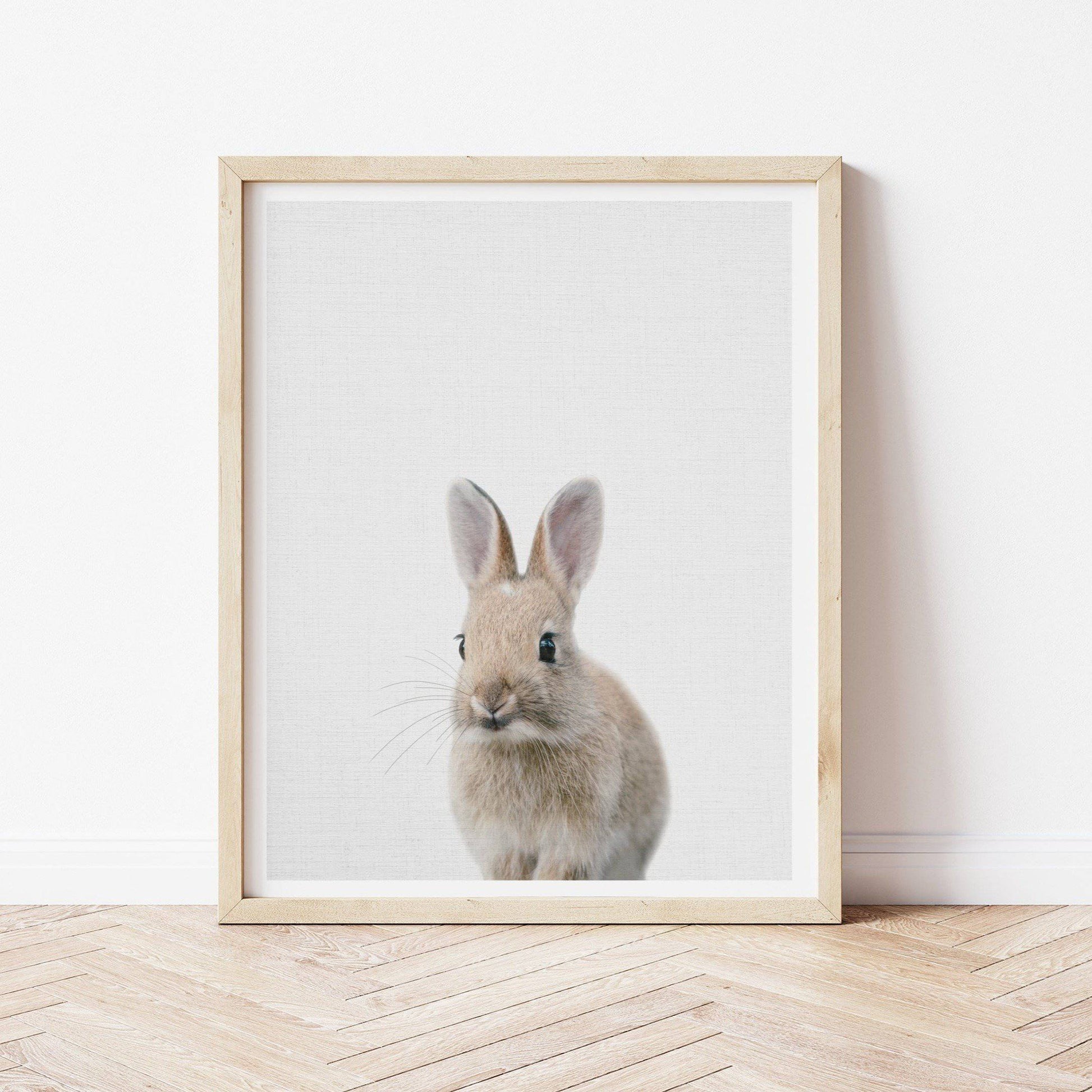 Bunny Rabbit Print - Kids Wall Art - Fable and Fawn 