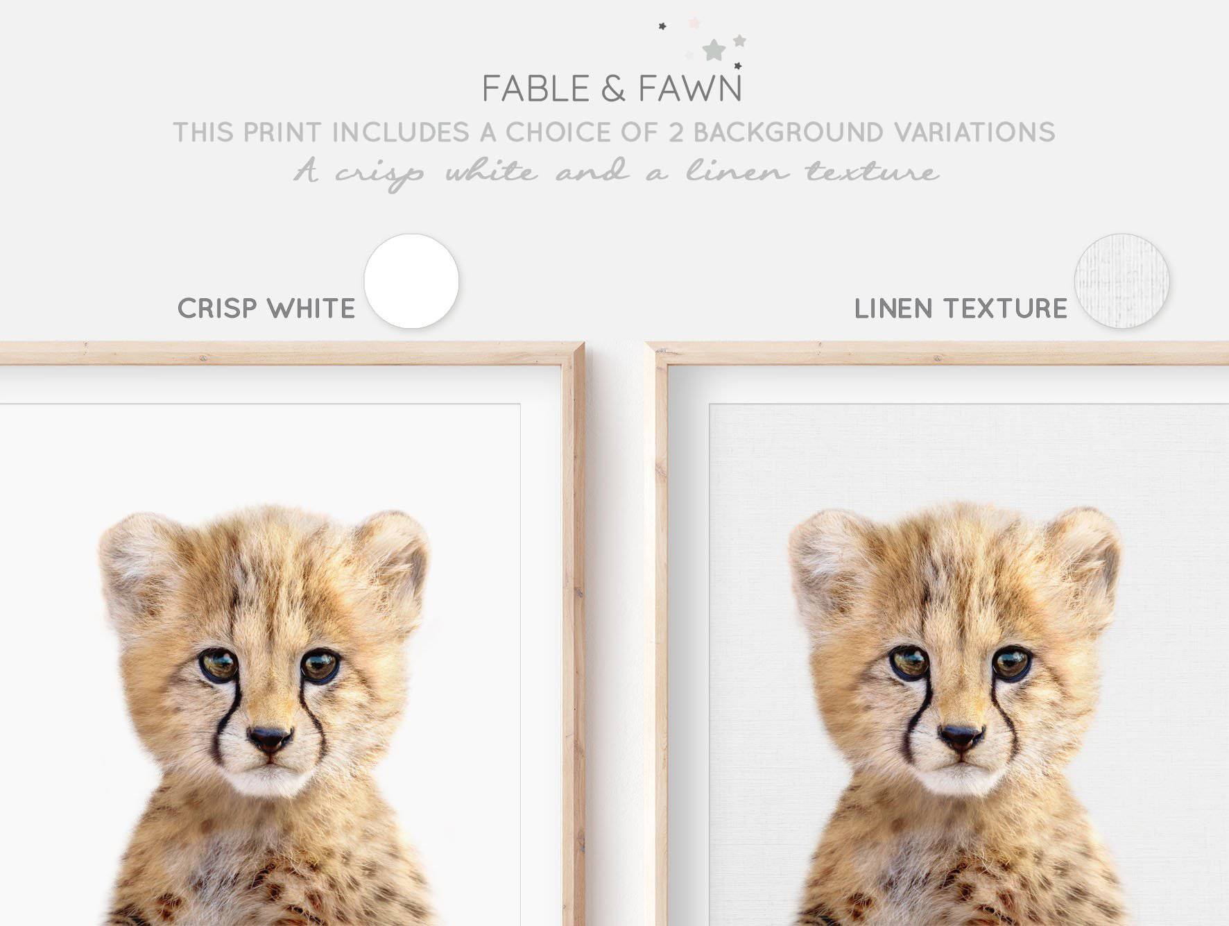 Baby Cheetah Print – Fable and Fawn