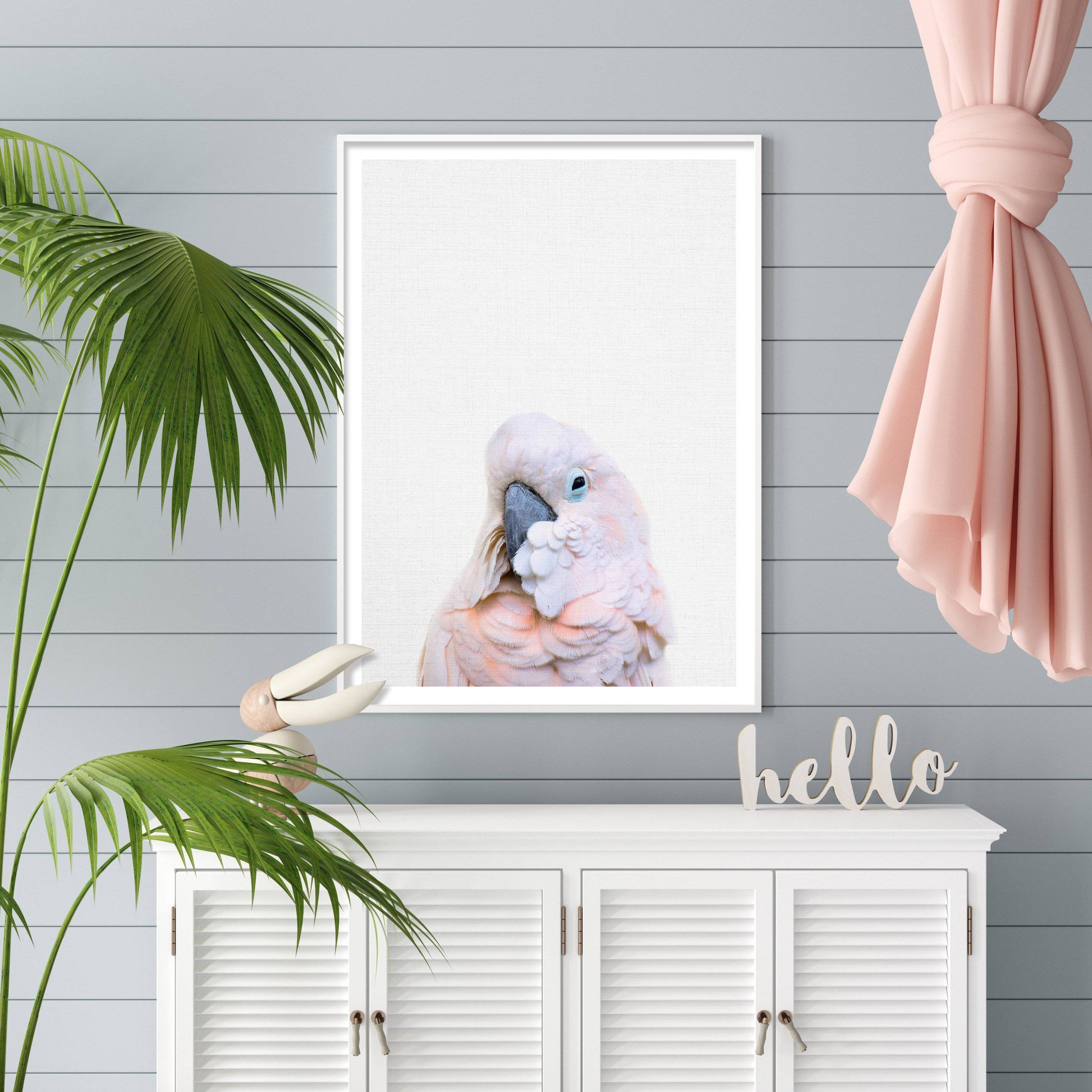 Pink Cockatoo Print - PRINT - Fable and Fawn 