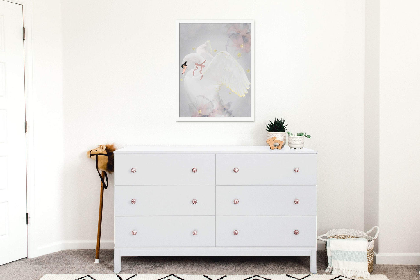 Swan Princess Print - PRINT - Fable and Fawn 