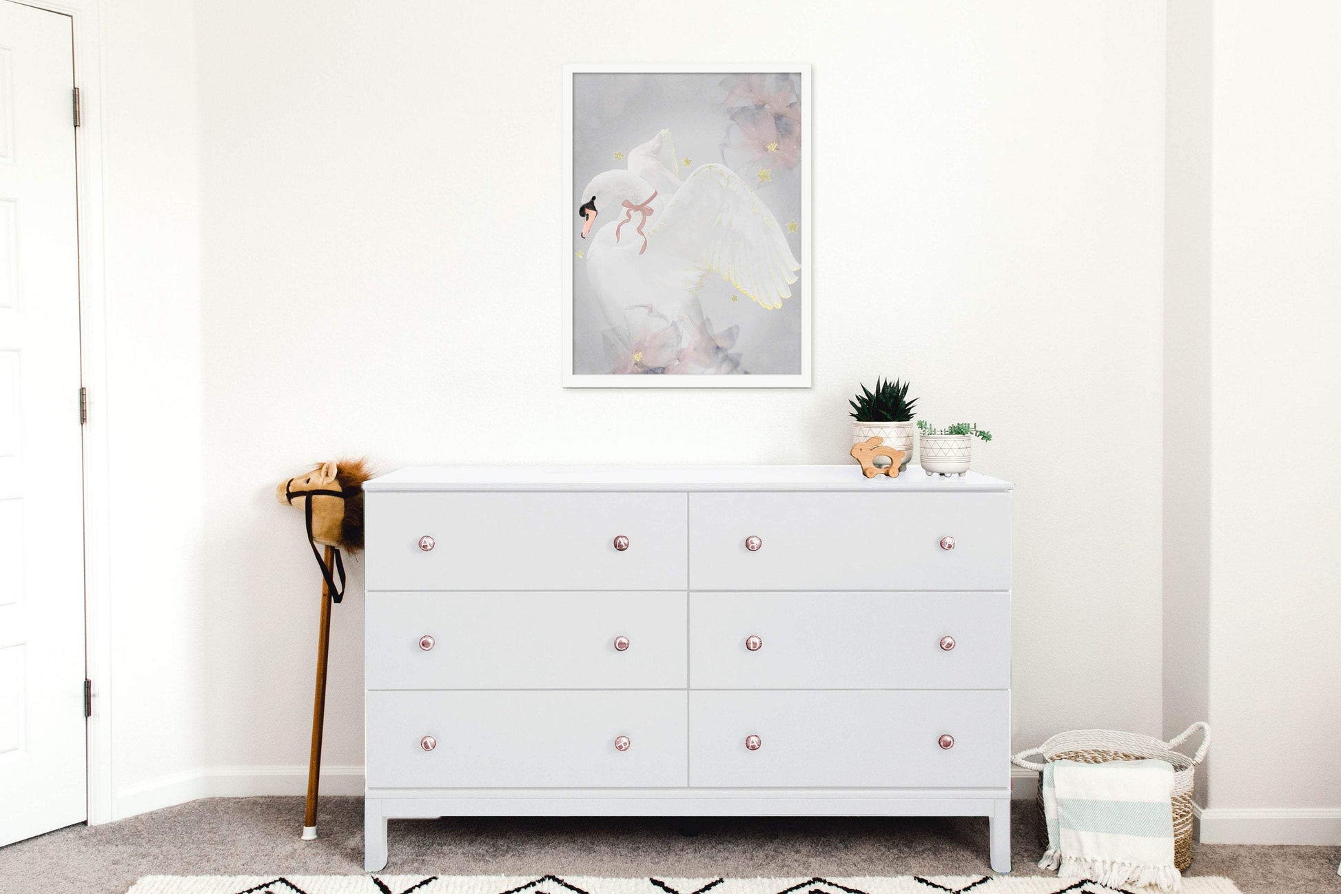 Swan Princess Print - PRINT - Fable and Fawn 