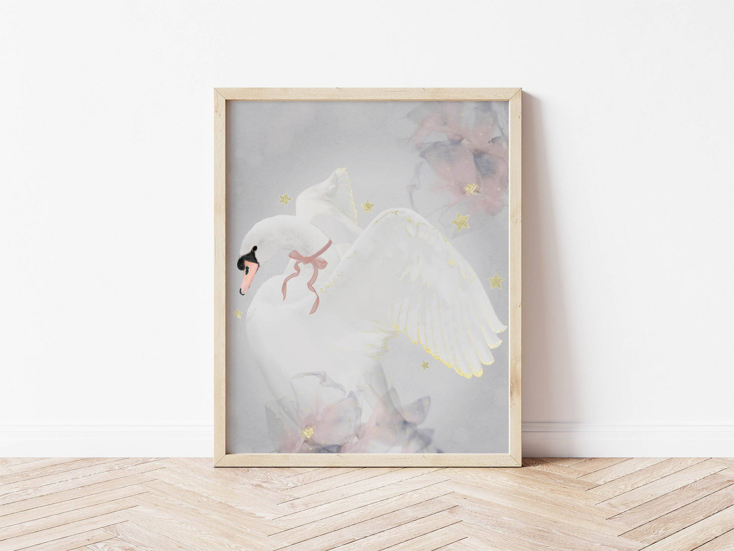 Swan Princess Print - PRINT - Fable and Fawn 