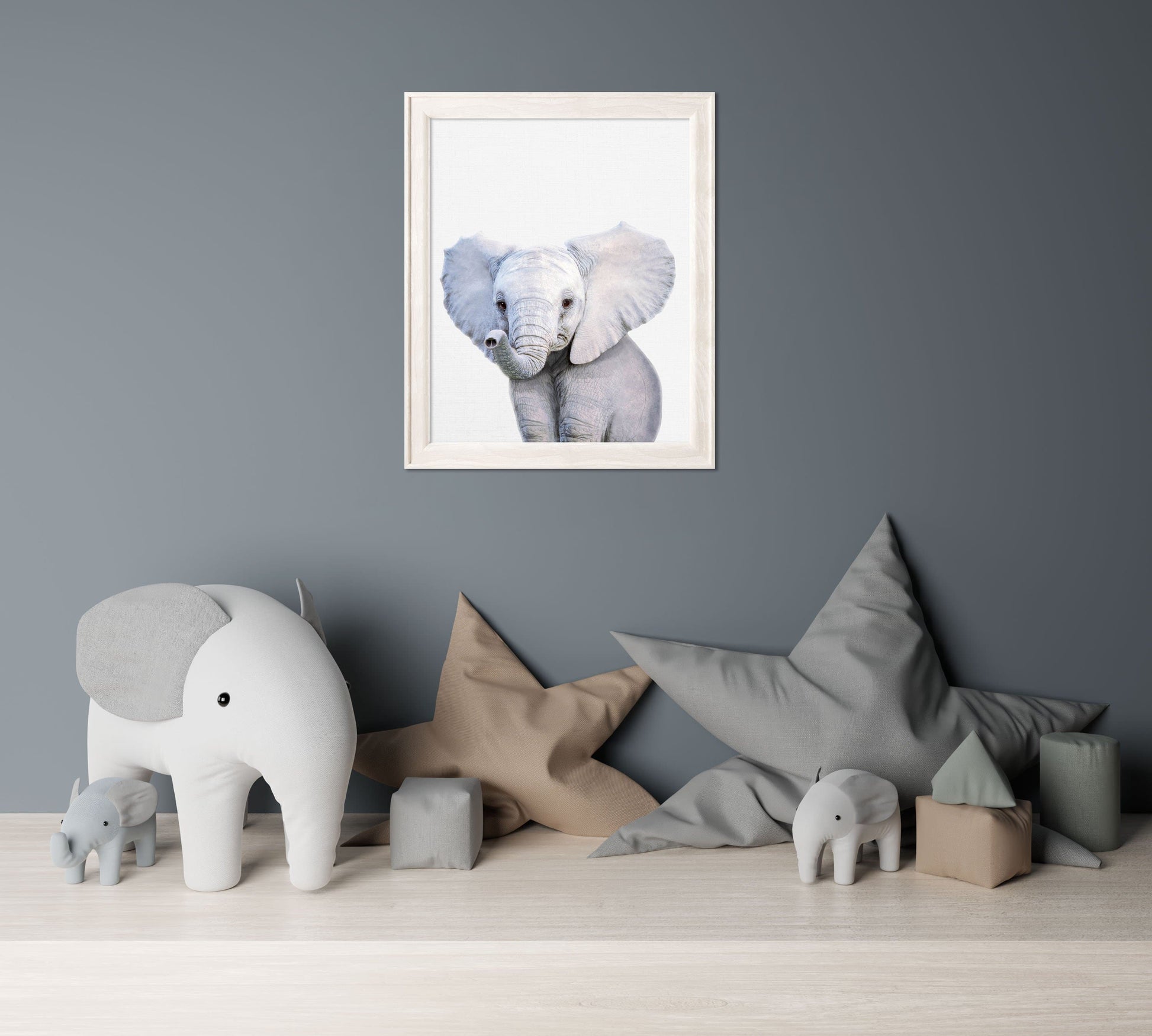 Baby Elephant Print - PRINT - Fable and Fawn 