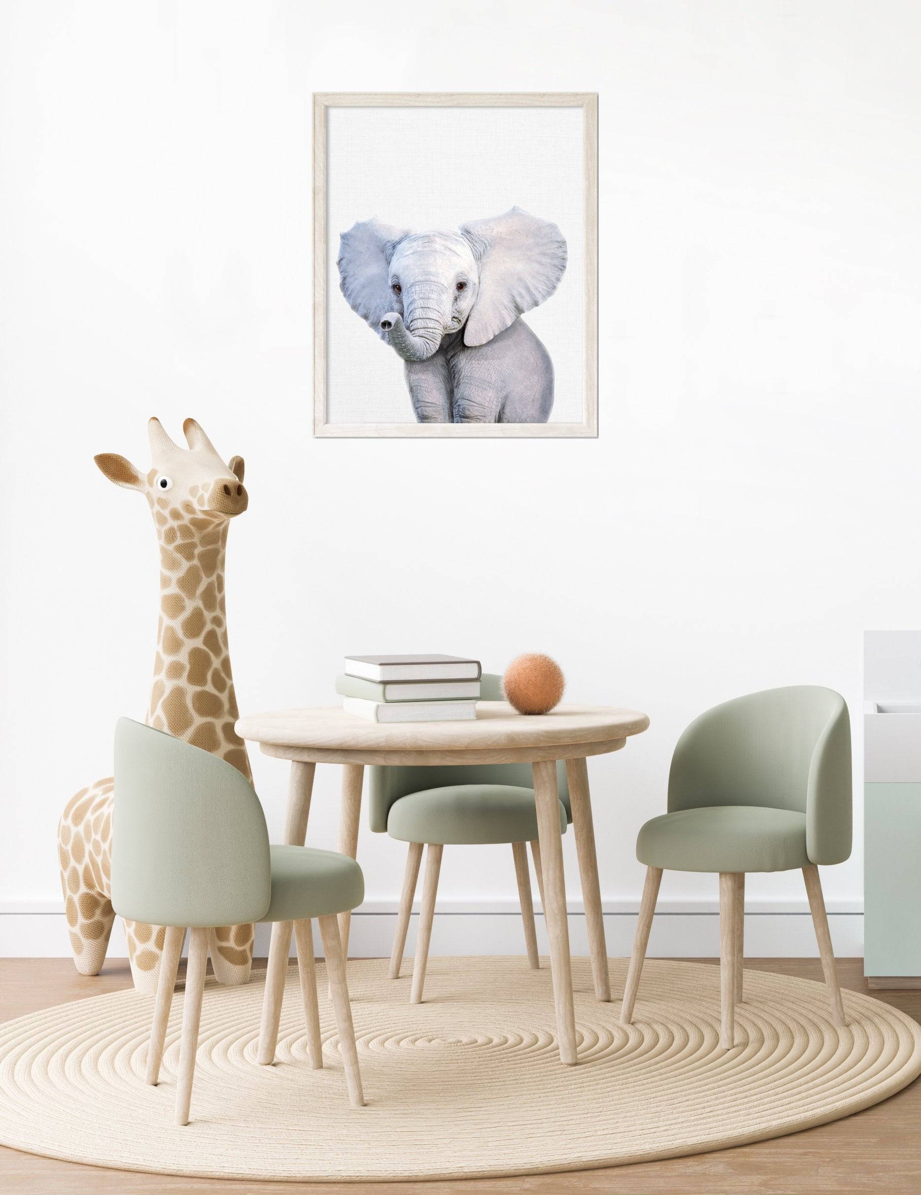 Baby Elephant Print - PRINT - Fable and Fawn 