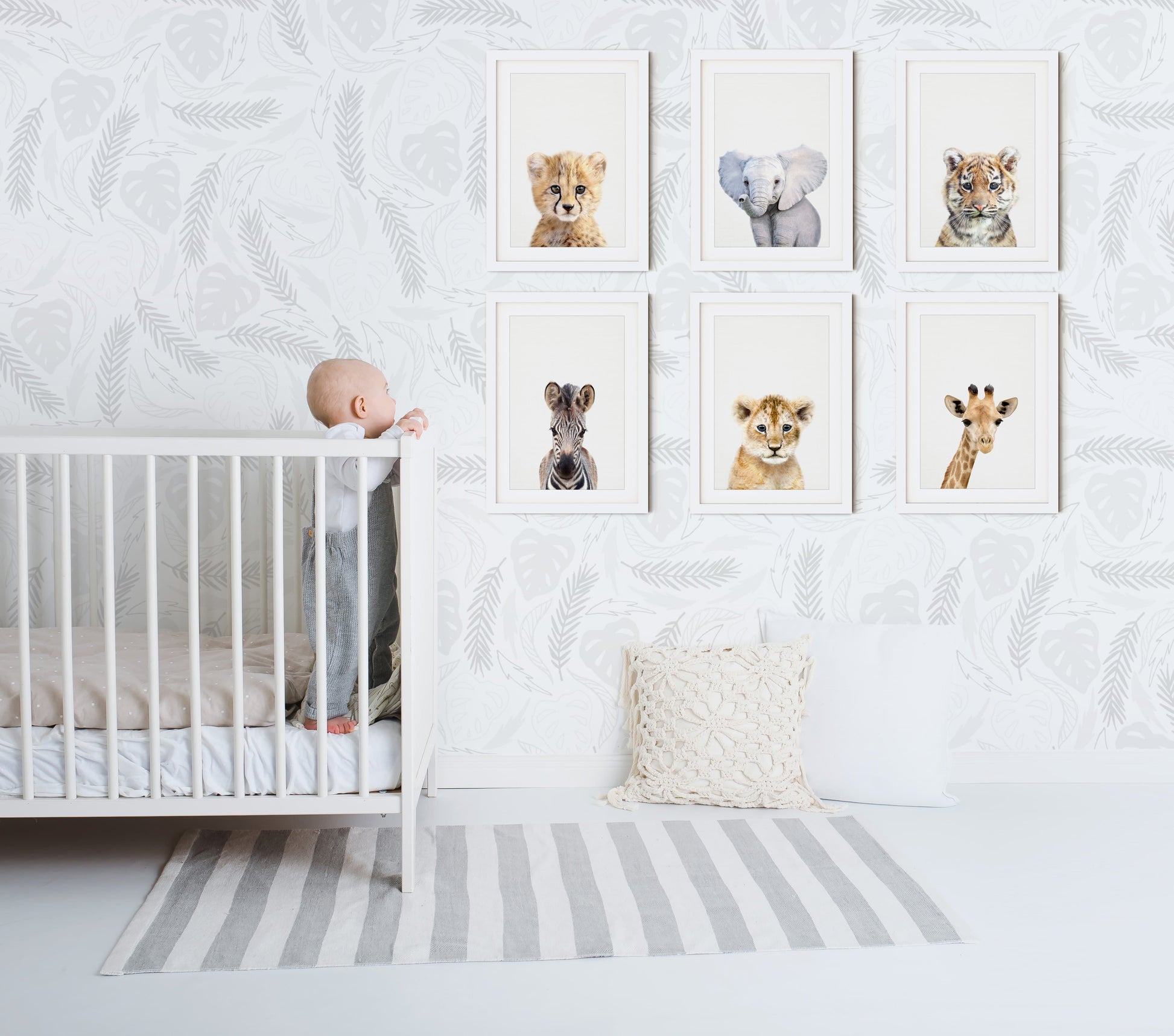 Tiger Print | Baby Animal Print | Safari Nursery - PRINT - Fable and Fawn 