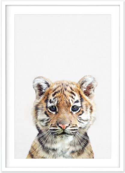 Tiger Print | Baby Animal Print | Safari Nursery - PRINT - Fable and Fawn 